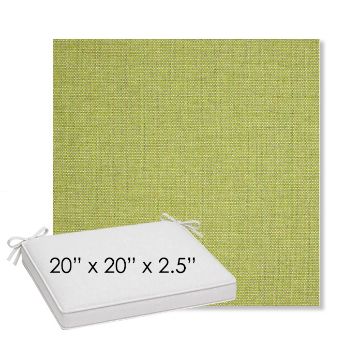 Picture of Idol Leaf | Sunbrella® 20" x 20" Outdoor Dining Cushion