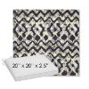 Picture of Inga Midnight | Sunbrella® 20" x 20" Outdoor Dining Cushion