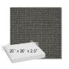 Picture of Kudos Carbon | Sunbrella® 20" x 20" Outdoor Dining Cushion