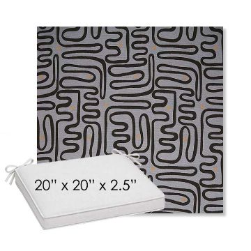 Picture of Nema Moonlight | Sunbrella® 20" x 20" Outdoor Dining Cushion