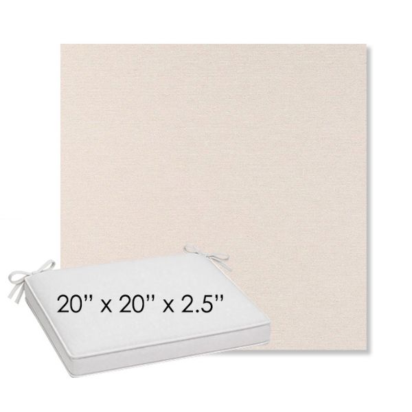 Picture of Nuance Cloud | Sunbrella® 20" x 20" Outdoor Dining Cushion