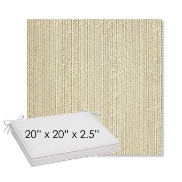 Picture of Posh Dove | Sunbrella® 20" x 20" Outdoor Dining Cushion