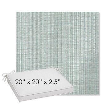 Picture of Proven Seaglass | Sunbrella® 20" x 20" Outdoor Dining Cushion