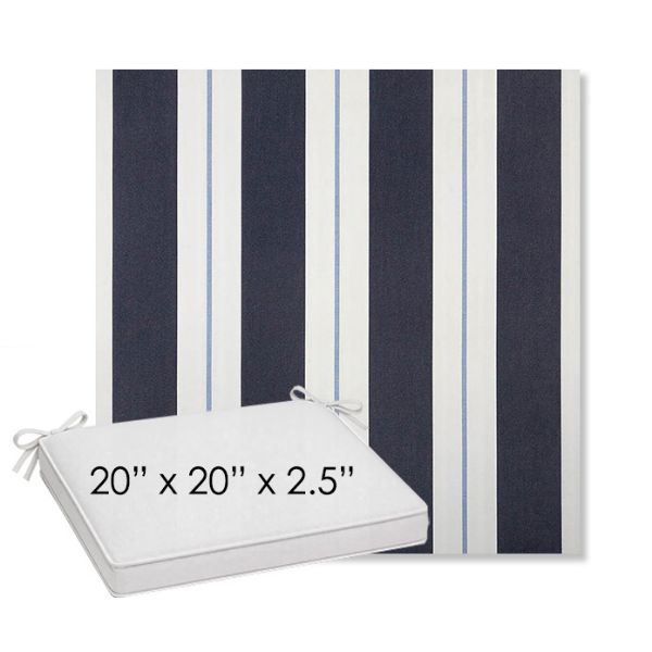 Picture of Relate Harbor | Sunbrella® 20" x 20" Outdoor Dining Cushion