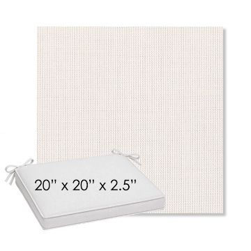Picture of Replay Linen | Sunbrella® 20" x 20" Outdoor Dining Cushion