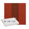 Picture of Rothko Whiskey Ginger | Sunbrella® 20" x 20" Outdoor Dining Cushion