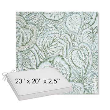 Picture of Sensibilty Spring | Sunbrella® 20" x 20" Outdoor Dining Cushion