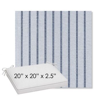 Picture of Unwind Sky | Sunbrella® 20" x 20" Outdoor Dining Cushion