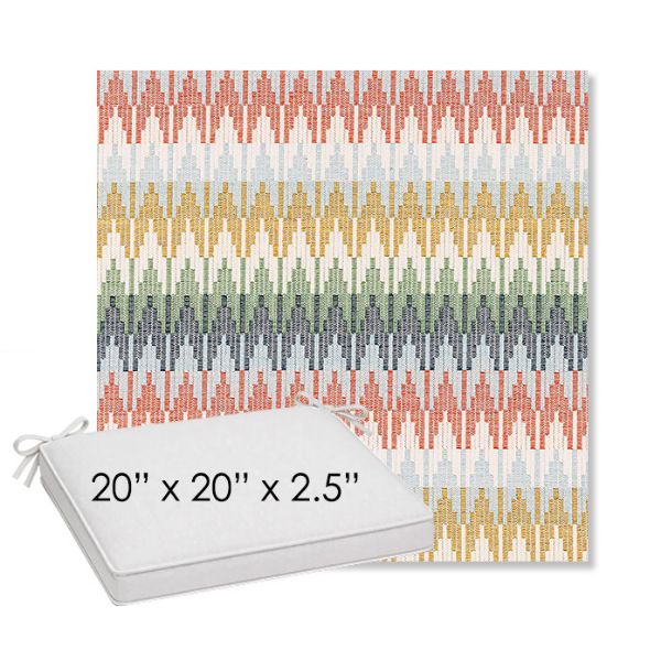 Picture of Valley Sedona | Sunbrella® 20" x 20" Outdoor Dining Cushion