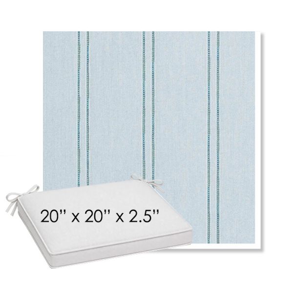 Picture of Wayward Sky | Sunbrella® 20" x 20" Outdoor Dining Cushion