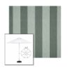 Picture of Beaufort Sagebrush | 6.5' Fiberglass Patio Umbrella Sunbrella® Awning Fabric