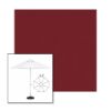 Picture of Burgundy | 6.5' Fiberglass Patio Umbrella Sunbrella® Awning Fabric