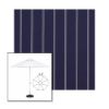 Picture of Cooper Navy | 6.5' Fiberglass Patio Umbrella Sunbrella® Awning Fabric