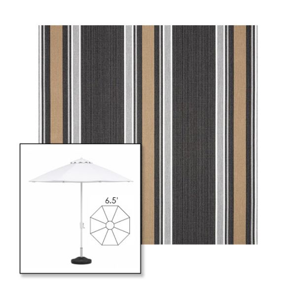 Picture of Emblem Classic | 6.5' Fiberglass Patio Umbrella Sunbrella® Awning Fabric