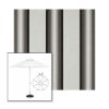 Picture of Grey Black White | 6.5' Fiberglass Patio Umbrella Sunbrella® Awning Fabric