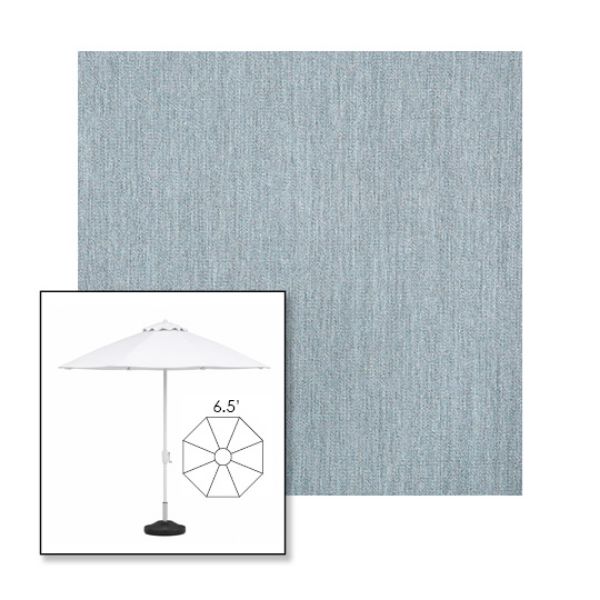 Picture of Storm | 6.5' Fiberglass Patio Umbrella Sunbrella® Awning Fabric