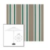 Picture of Taupe 2 | 6.5' Fiberglass Patio Umbrella Sunbrella® Awning Fabric