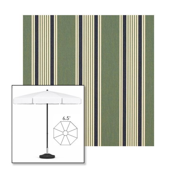Picture of Ashford Forest | 6.5' Fiberglass Patio Umbrella Sunbrella® Awning Fabric