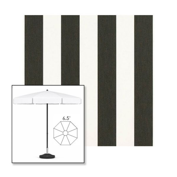 Picture of Beaufort Classic | 6.5' Fiberglass Patio Umbrella Sunbrella® Awning Fabric