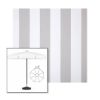 Picture of Beaufort Cloud | 6.5' Fiberglass Patio Umbrella Sunbrella® Awning Fabric
