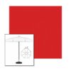 Picture of Logo Red | 6.5' Fiberglass Patio Umbrella Sunbrella® Awning Fabric
