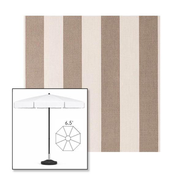 Picture of Paxton Marble | 6.5' Fiberglass Patio Umbrella Sunbrella® Awning Fabric