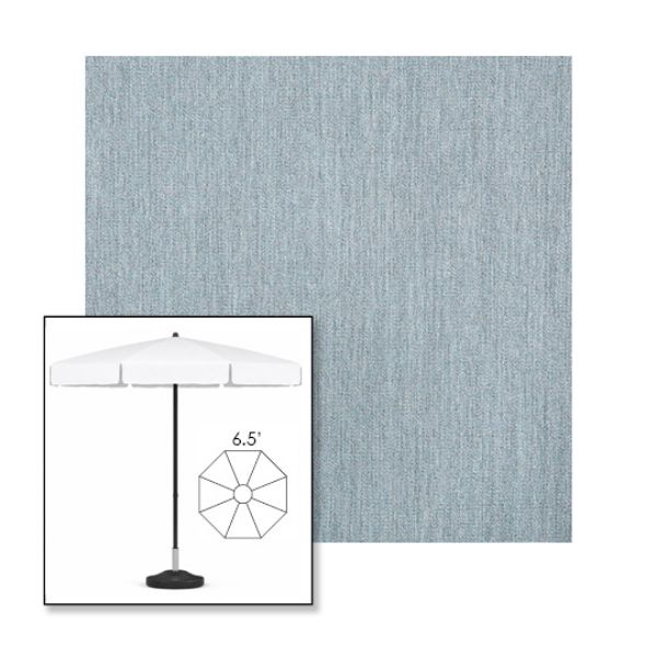 Picture of Storm | 6.5' Fiberglass Patio Umbrella Sunbrella® Awning Fabric