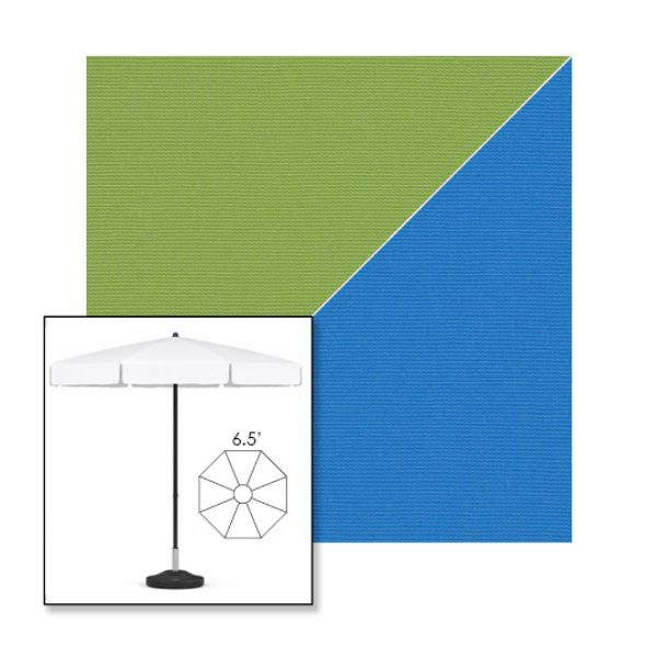 Picture of Ginkgo Capri | 6.5' Fiberglass Patio Umbrella Sunbrella® Awning Fabric