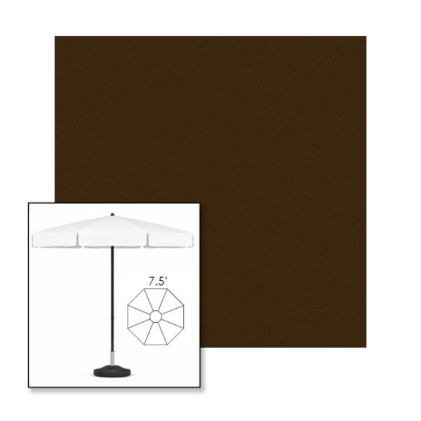 Picture of Badger | 7.5' Fiberglass Patio Umbrella Sunbrella® Awning Fabric