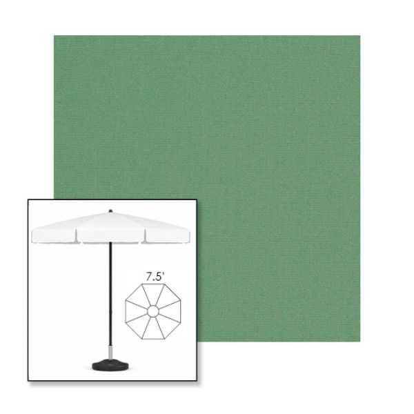 Picture of Basil | 7.5' Fiberglass Patio Umbrella Sunbrella® Awning Fabric