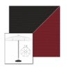 Picture of Black Burgundy | 7.5' Fiberglass Patio Umbrella Sunbrella® Awning Fabric