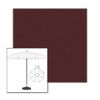 Picture of Black Cherry | 7.5' Fiberglass Patio Umbrella Sunbrella® Awning Fabric