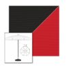 Picture of Black Jockey Red | 7.5' Fiberglass Patio Umbrella Sunbrella® Awning Fabric
