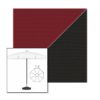 Picture of Burgundy Black | 7.5' Fiberglass Patio Umbrella Sunbrella® Awning Fabric