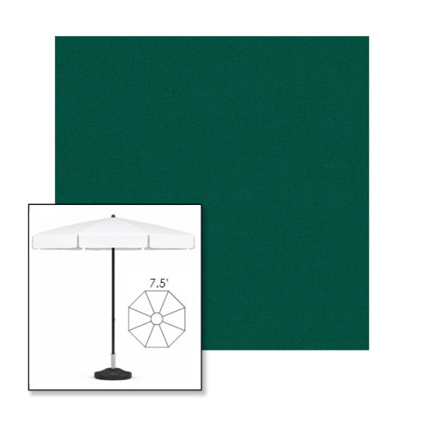 Picture of Forest Green | 7.5' Fiberglass Patio Umbrella Sunbrella® Awning Fabric
