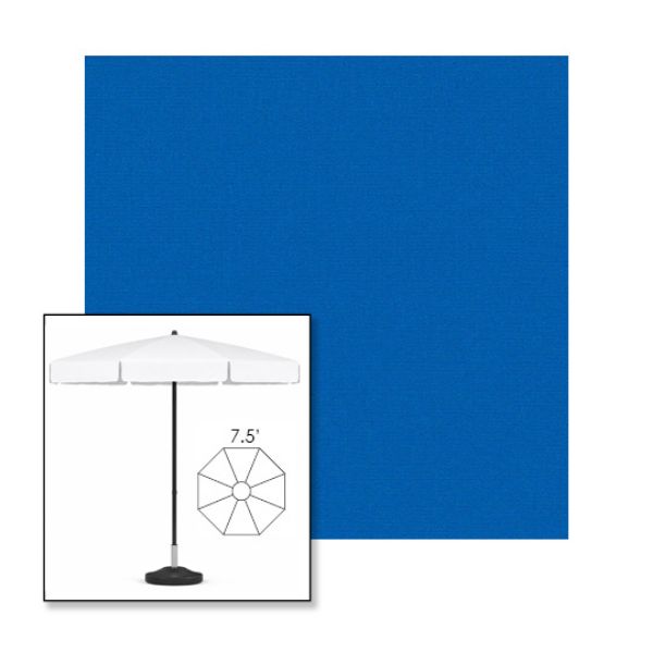 Picture of Pacific Blue | 7.5' Fiberglass Patio Umbrella Sunbrella® Awning Fabric