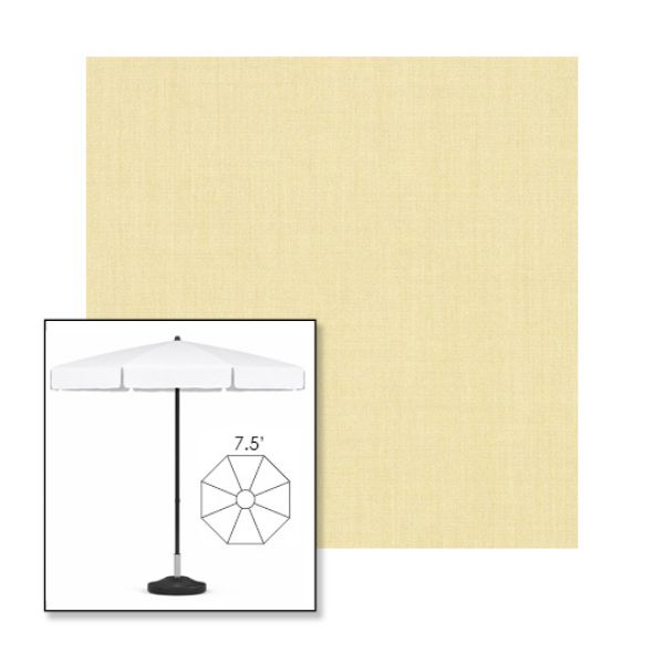 Picture of Parchment | 7.5' Fiberglass Patio Umbrella Sunbrella® Awning Fabric