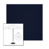 Picture of Royal Navy | 7.5' Fiberglass Patio Umbrella Sunbrella® Awning Fabric