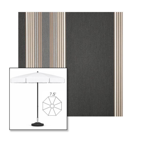 Picture of Tillman Shale | 7.5' Fiberglass Patio Umbrella Sunbrella® Awning Fabric