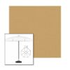 Picture of Toast | 7.5' Fiberglass Patio Umbrella Sunbrella® Awning Fabric
