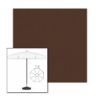 Picture of True Brown | 7.5' Fiberglass Patio Umbrella Sunbrella® Awning Fabric