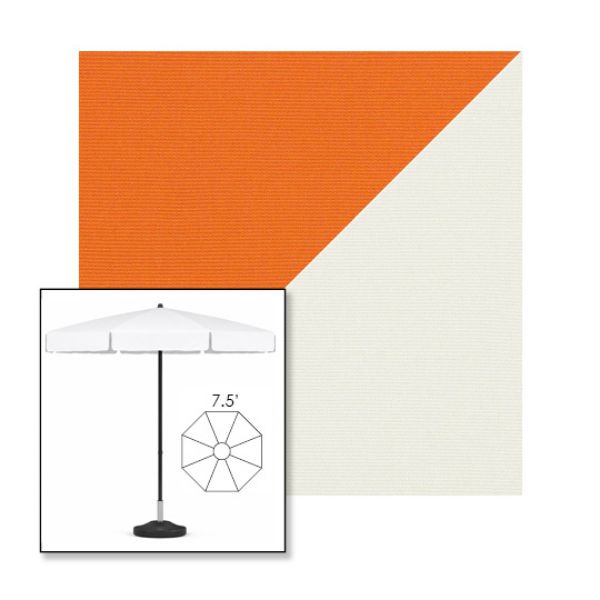 Picture of Tuscan Natural | 7.5' Fiberglass Patio Umbrella Sunbrella® Awning Fabric