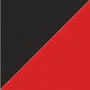 Picture of Black Logo Red | 6.5' Fiberglass Market Umbrella Sunbrella® Awning Fabric