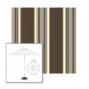 Picture of Emblem Badger | 7.5' Fiberglass Market Umbrella Sunbrella® Awning Fabric