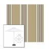Picture of Emblem Beige | 7.5' Fiberglass Market Umbrella Sunbrella® Awning Fabric
