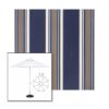 Picture of Emblem Navy | 7.5' Fiberglass Market Umbrella Sunbrella® Awning Fabric
