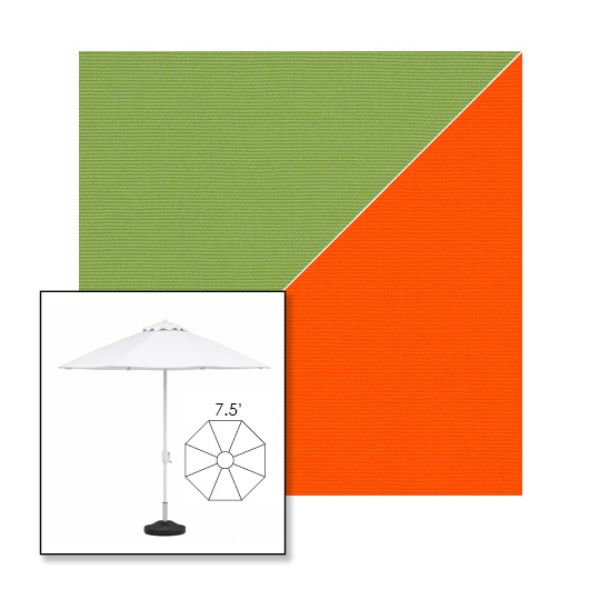 Picture of Ginkgo Orange | 7.5' Fiberglass Market Umbrella Sunbrella® Awning Fabric