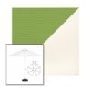 Picture of Ginkgo White | 7.5' Fiberglass Market Umbrella Sunbrella® Awning Fabric