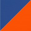 Picture of Mediterranean Blue Orange | 7.5' Fiberglass Market Umbrella Sunbrella® Awning Fabric