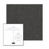 Picture of Slate | 7.5' Fiberglass Market Umbrella Sunbrella® Awning Fabric